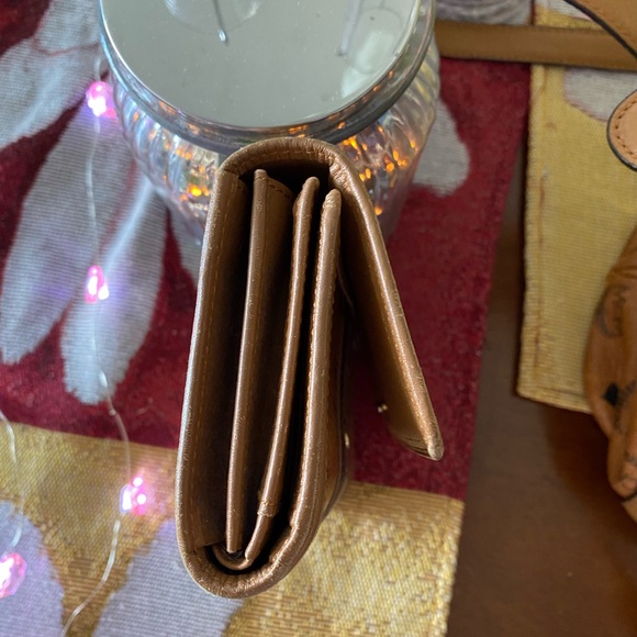 MCM Cognac long vintage trifold wallet. EUC. Matching purse in closet 7”x4” $125 - Picture 4 of 14